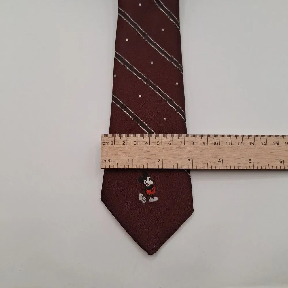 VTG 1970's Cervantes Mickey Mouse Tie NECK TIE Made in‎ LA